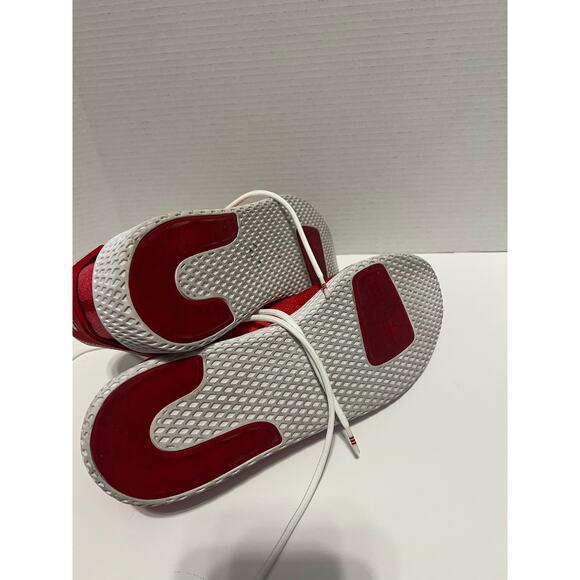 Adidas Pharrell Williams HU DA9615 Men Scarlet Cloud White Tennis Shoes Size 13 - Picture 3 of 4